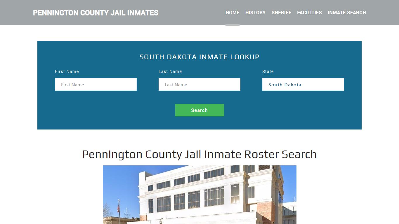 Pennington County Jail Inmate Roster Lookup, Rapid, SD